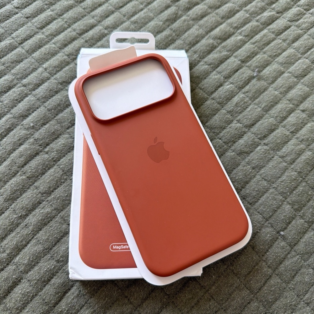 Apple Silicone iPhone Case - Terracotta